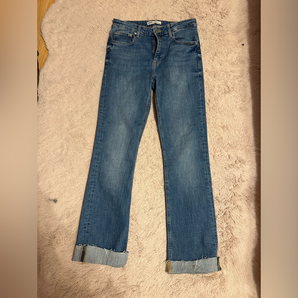 Zara boot cute jeans